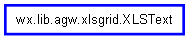 Inheritance diagram of XLSText